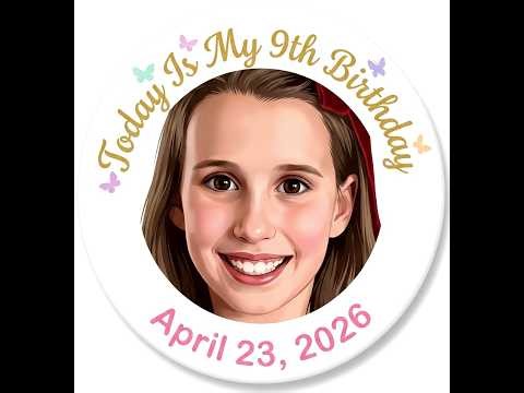 Evie Grey Is 9 Years Old Today