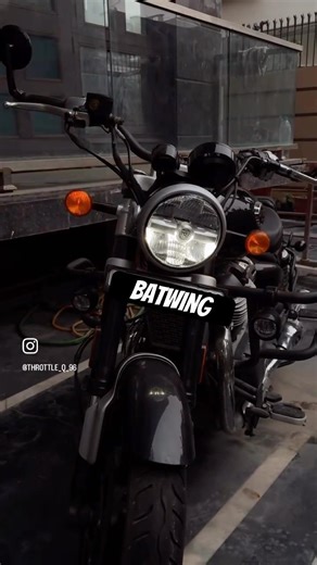 #royalenfield #supermeteor650 #cruiser #batwing #viral_ride #batmanarkhamcity
