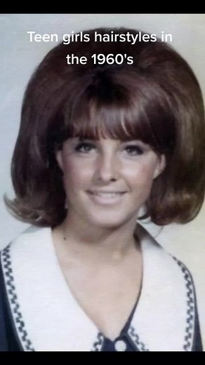 The era of beehive hairstyles and lots of hairspray#1960s #vintagehairstyle #vintagehighschool #fyp