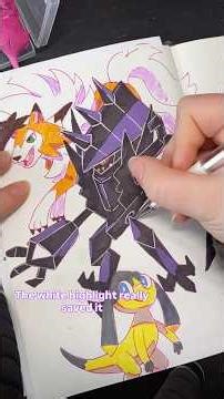 one of the hardest pokemon to draw frfr (part 13) | #sketchbook #pokemon #drawing