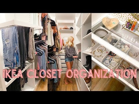IKEA PAX closet system | Organization & Tour | Part 3