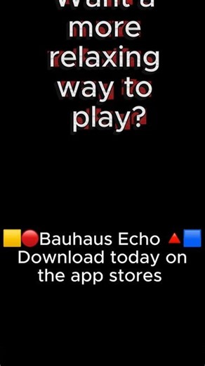 Bauhaus Echo - Zen Mode Trailer | Create & Share Minimalist Art #apps #bauhaus #indiegames
