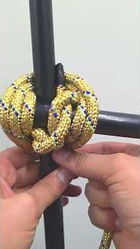 How to Tie a Square Lashing Knot | Strong Scout Pioneering