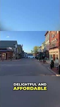 Bar Harbor Hotels & Dining: Budget Travel Guide #shorts