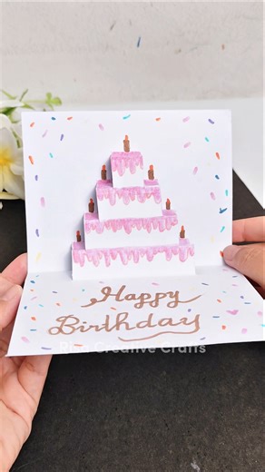 Birthday Cake Card Idea 🎂