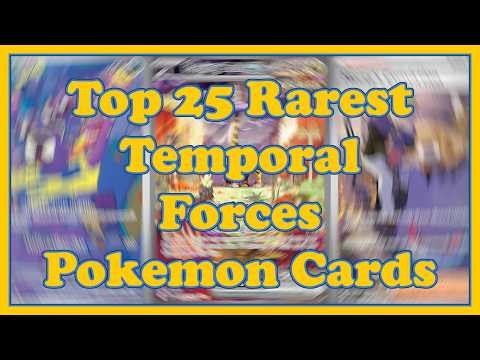 TOP 25 MOST EXPENSIVE Temporal Forces Pokémon Cards! ⚡💎 (Scarlet & Violet Chase Cards Ranked)
