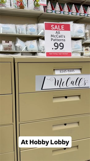 FYI: Just in case you haven’t heard, Hobby Lobby is liquidating all McCall’s Patterns. I believe it’s for in-store purchases only. | Anita by Design