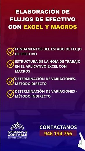 ELABORACIÓN DE FLUJOS DE EFECTIVO CON EXCEL Y MACROS