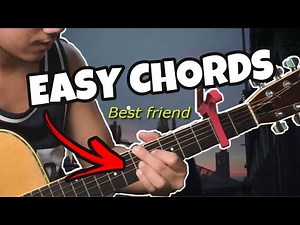 Best Friend EASY GUITAR Tutorial \\ Rex Orange County