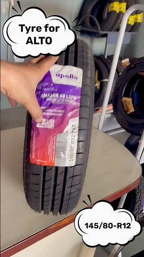Tyre for Maruti Alto , Alto 800 Apollo Amazer 4G Life 145/80-R12 #jdautomobiles #apollotyre #car