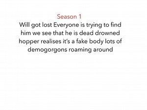 Stranger Things Recap Song