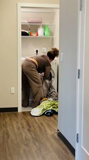 My wife can put a whole house inside a washing machine #Shorts #Prank