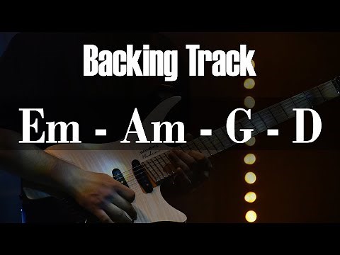 Guitar Backing Track Em | E minor Pentatonic Scale Guitar Backing Track