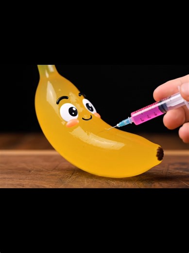 Satisfying ASMR Banana Experience