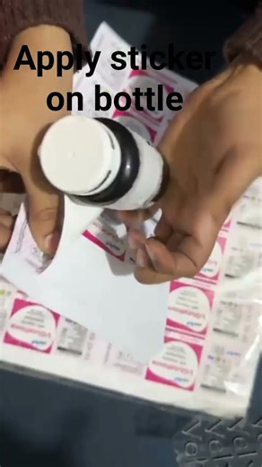 "How to Apply Stickers on Bottles Perfectly (Easy & Clean Method)"#StickerApplicationTips