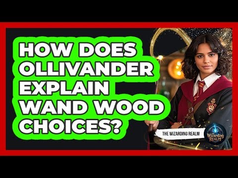 How Does Ollivander Explain Wand Wood Choices?