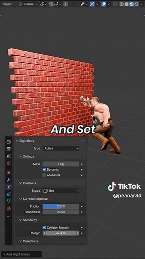 Improve Your 3D Model with Realistic Brick Physics