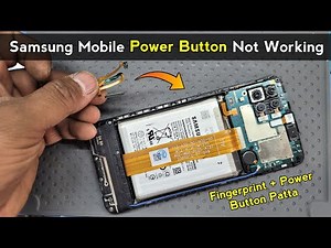 Samsung Mobile Power Button Patta Repairing | Samsung mobile power button not working