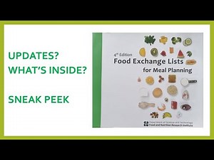 Food Exchange Lists for Meal Planning || Food Exchange Lists for Filipinos a Sneak Peek ||