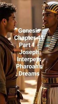 Genesis Chapter 41 Part 1 - Joseph Interprets Pharaoh's Dreams #bible #scriptureexplained #biblical