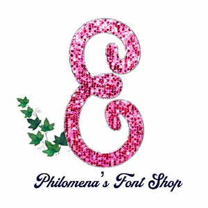 Monogram Font, Script Letters, Alphabet, Initials, PNG, Glitter Sequins, Preppy Stuff, Interlocking, - Etsy