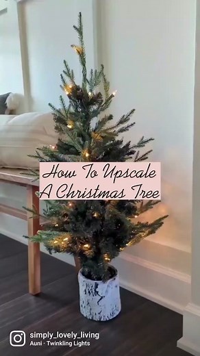 Upscale Your Mini Christmas Tree with These Simple Steps