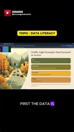 From Data to Wisdom 🧠 | DIKW Pyramid Explained in 30 Sec!