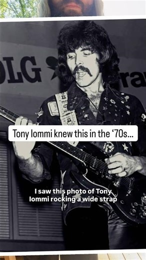 Tony Iommi figured it out in the ‘70s. We just brought it back. 3” wide Doomstraps at DOESITDOOM.COM