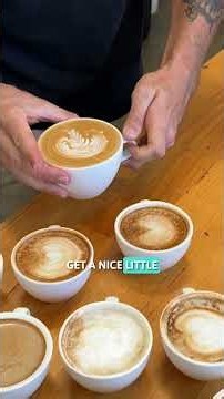 Pouring a Rosetta Pattern with milk Steaming Tips