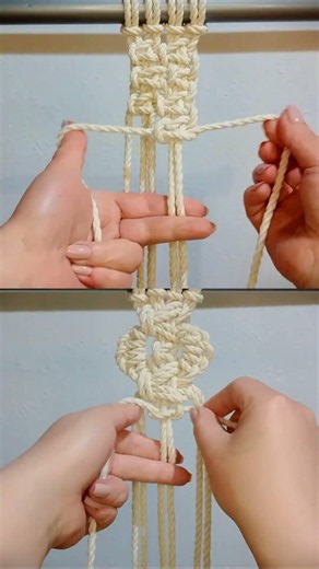 #macrame #macrametutorial #macrameknots #squareknot #diy #handmade #crafttutorial #craft #tutorial