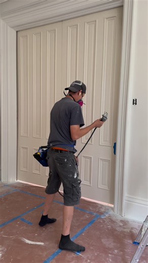 2.4K views · 13 reactions | How to spray doors with the GRACO Ultimate QuickShot powered by DeWalt. #painting #paint #homedecor #gracopaintsprayers #graco | Steve Nelson Jr. | Facebook