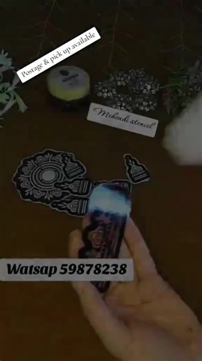 Mehendi Stencil on TikTok