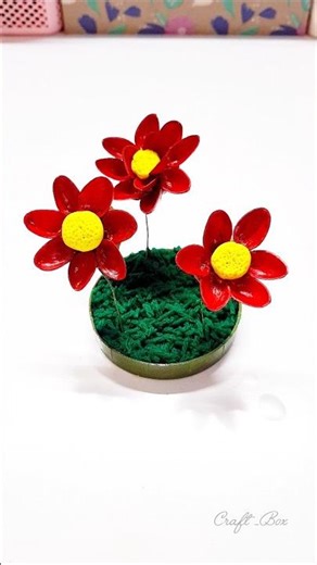 Cute Table Decor ✨🌷| Easy Table decor idea #shorts #diy