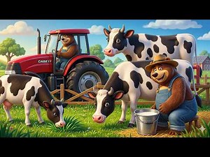 Milk Factory Process 🐄🥛 Milking, Processing & Distribution | Realistic Farm Work Animation