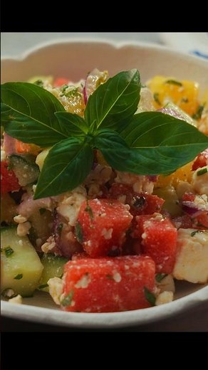 watermelon salad | recipe video #foodrecipe #cooking