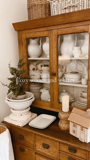My favorite way to decorate! 😍 #vintage #antiques #antiquedecor #cozy #cozyhome #vintage #thrifted #collection #home #homedecor | Deb and Danelle