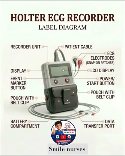 Holter ECG Recorder Explained in 30 Seconds! ❤️