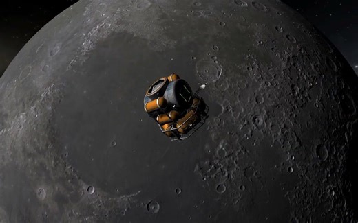 使用SpaceX重型猎鹰火箭的载人登月计划（坎巴拉太空计划）