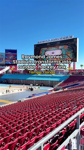 Outdoor Ice Rink at Raymond James Stadium