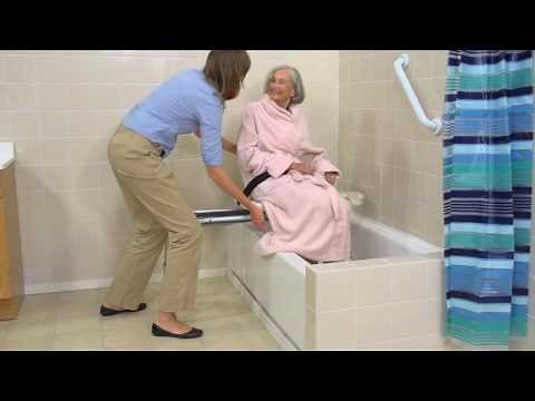 Folding Universal Sliding Transfer Bench RTL12075 by Drive Medical