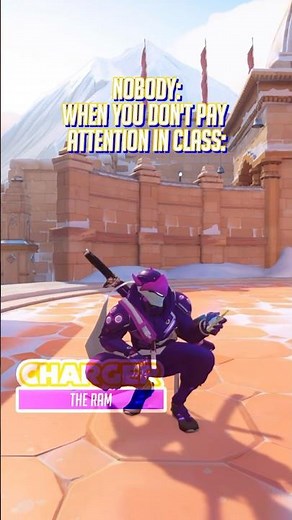 When you don’t pay attention in class #overwatch #gaming #shorts