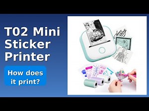 REVIEW (2025): T02 Mini Sticker Printer. Features.