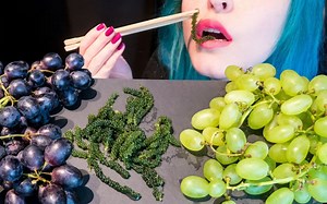 Mystic Saurus 3种脆葡萄 | 海葡萄，红葡萄和绿葡萄 ~ 放松饮食_哔哩哔哩_bilibili