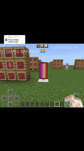 Reply to @____idk_ok____ frog banner: @mrs.minecraf1 #minecraft #banners #axolotl #late #notviral #viral #yet #cat #meow #amphibian #fish #minecraftbanner #tutorial #usecraftingtable #pocketeditionminecraft