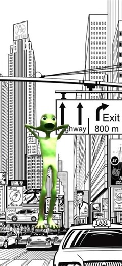 “Rythm, movement, and cosmic vibes — Alien Dance.” 👽🚀#dance #aliendance #dametucosita #alienremix