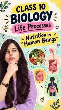Nutrition in Human beings | Life Processes #class10 #biology #scienceshorts #shorts #shortvideo