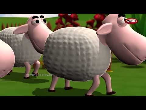 Animal Rhymes in Gujarati | બાળકોના ગીતો | Animal Songs for Children | Pebbles Gujarati