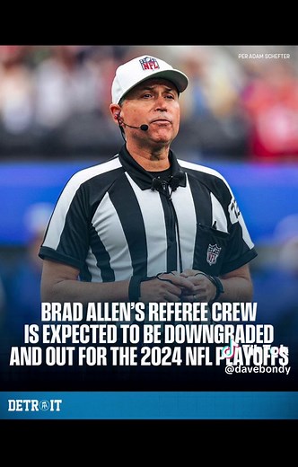 NFL Referee Brad Allen Downgraded After Controversial Call | Lions vs Cowboys
