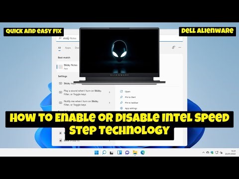 How to Enable or Disable Intel Speed Step Technology Dell Alienware {2025}