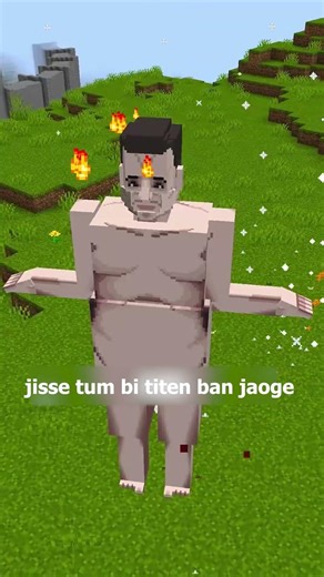 this mod lets you become a titan #minecraft